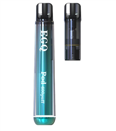 Pod Vape แบตเตอรี่ 400mAh พร้อมพัฟ 600 ชิ้น