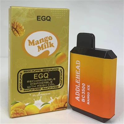 E Cig แบบใช้แล้วทิ้งพร้อมพัฟ 3500 ชิ้น